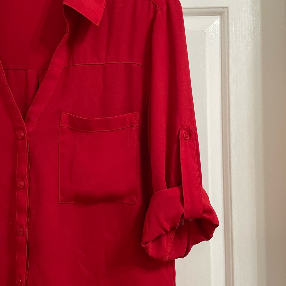 Express portofino shirt, red